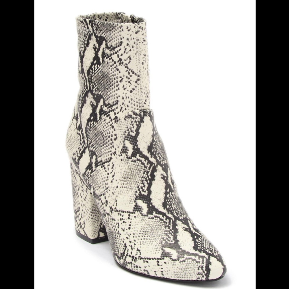 Steve Madden Revolution Snakeskin Bootie